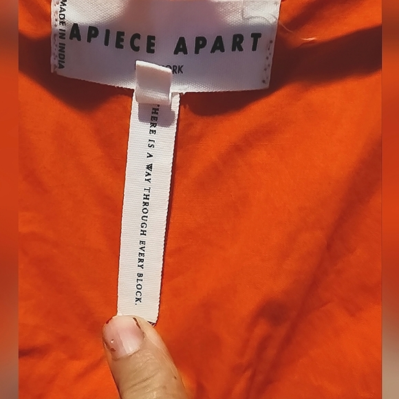 Apiece Apart Rosarito Mini Dress Women Casual Button Down Sleeveless Size Large - Picture 8 of 11